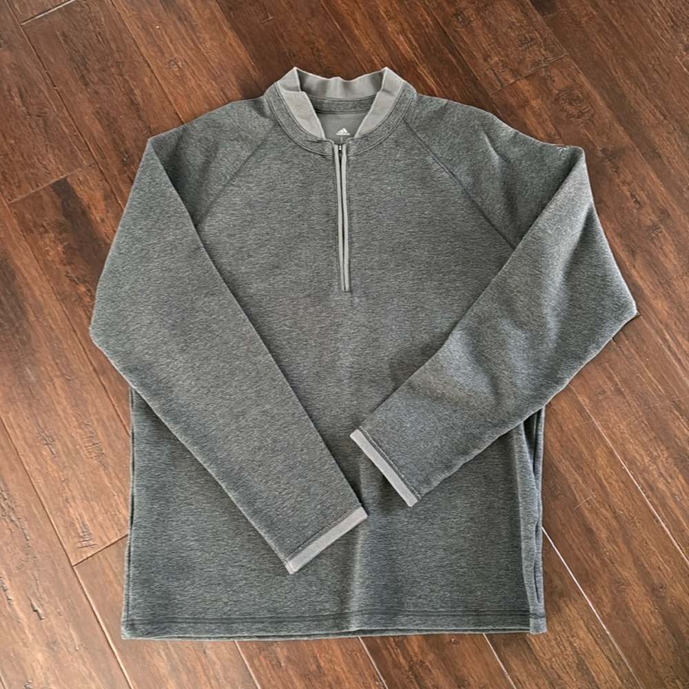ADIDAS GOLF QUARTER ZIP SWEATER